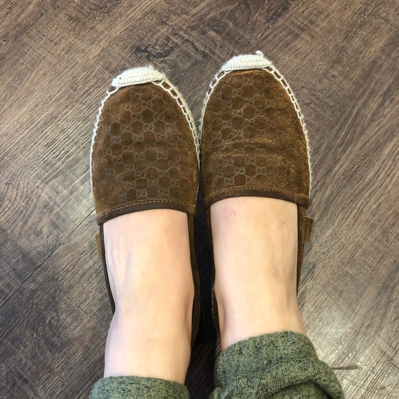 Gucci “Pilar Guccissima” Suede Espadrilles - Picture 8 of 8